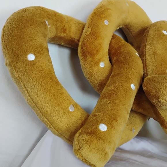 Target Pretzel Pillows x2 Snack Food Throw Pillows Bullseye's Playground Decor - Picture 8 of 10